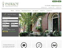 Tablet Screenshot of patriotregroup.com